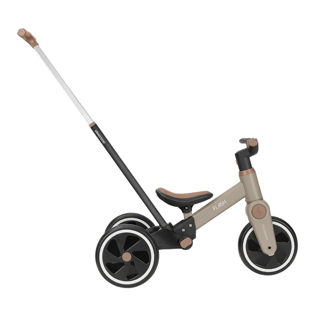 KikkaBoo® 5-in-1 Tricycle and Balance Bike Flash Beige - Image 11