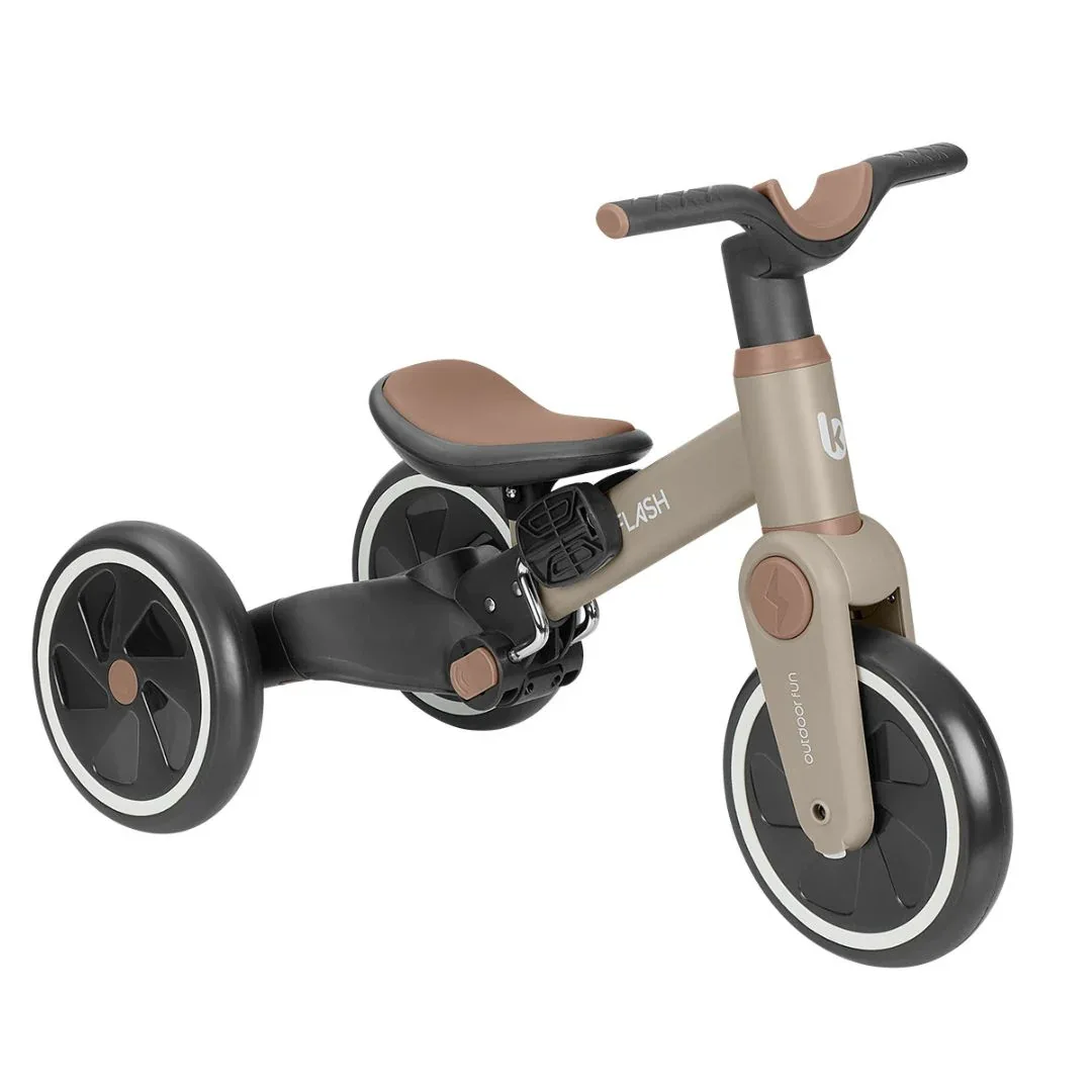 KikkaBoo® 5-in-1 Tricycle and Balance Bike Flash Beige - Image 3