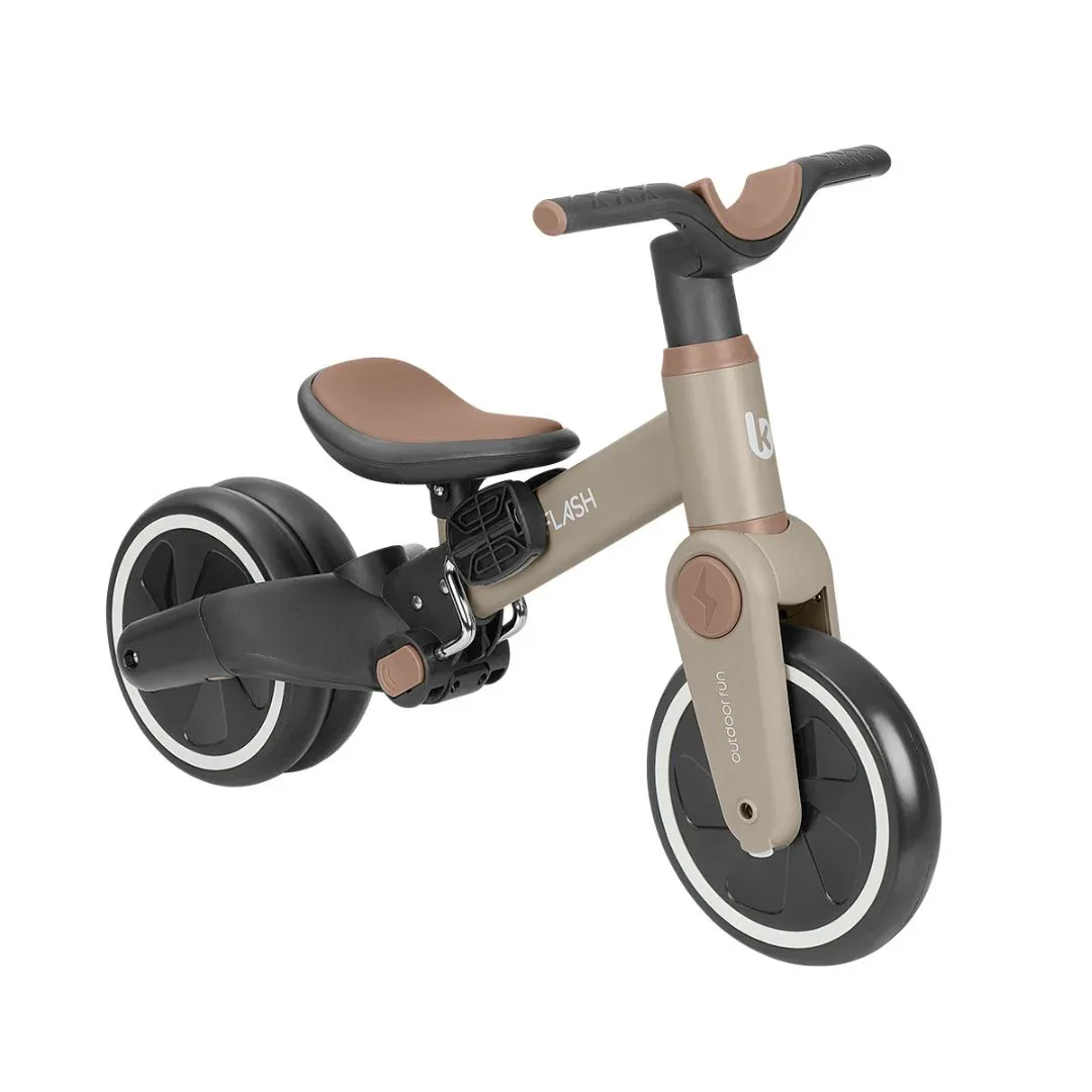 KikkaBoo® 5-in-1 Tricycle and Balance Bike Flash Beige - Image 5