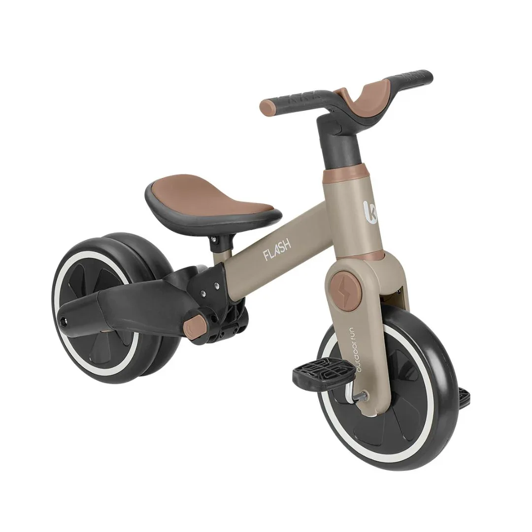 KikkaBoo® 5-in-1 Tricycle and Balance Bike Flash Beige - Image 6