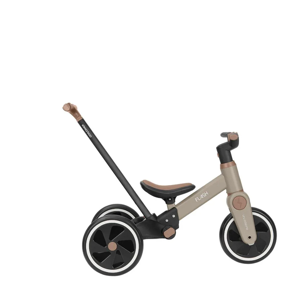 KikkaBoo® 5-in-1 Tricycle and Balance Bike Flash Beige - Image 8