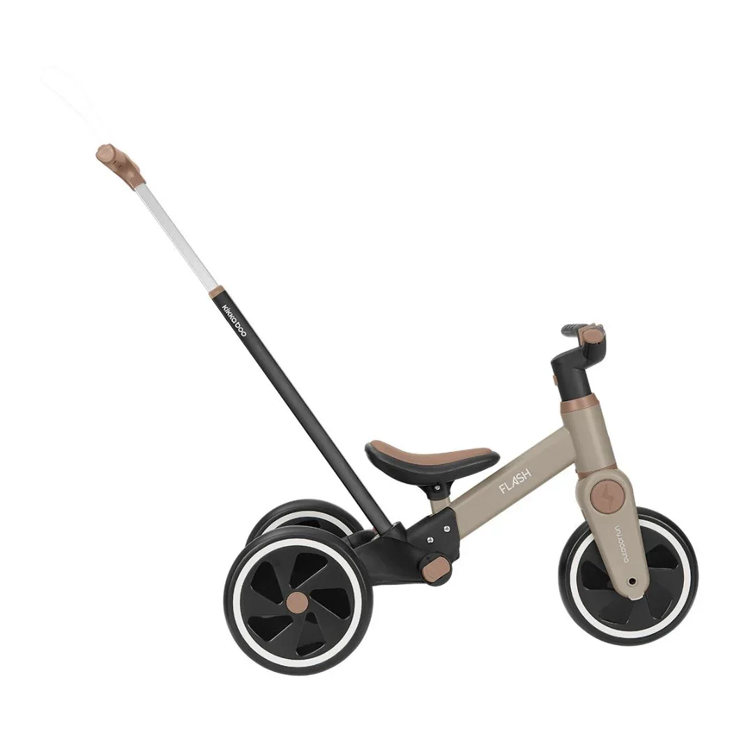 KikkaBoo® 5-in-1 Tricycle and Balance Bike Flash Beige - Image 9
