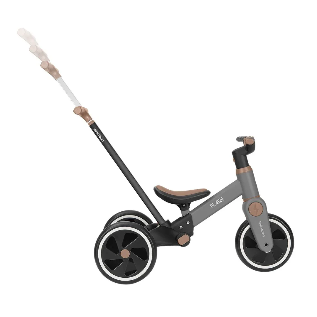 KikkaBoo® 5-in-1 Tricycle and Balance Bike Flash Grey - Image 12