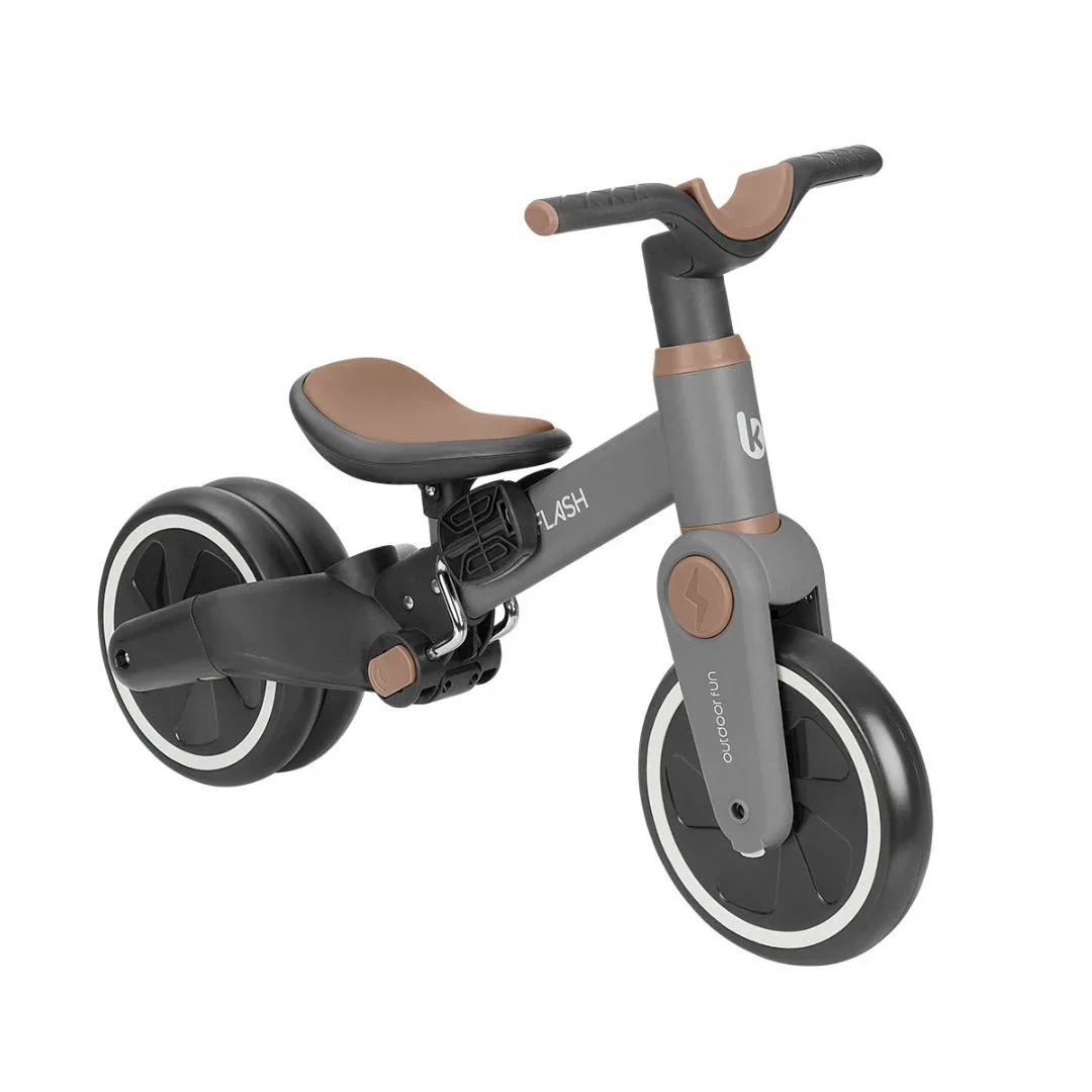 KikkaBoo® 5-in-1 Tricycle and Balance Bike Flash Grey - Image 5