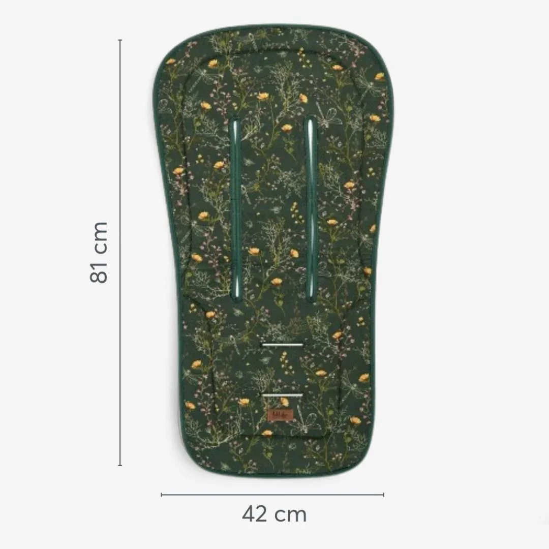 KikkaBoo® Anti-sweat stroller liner Secret Garden Green - Image 4