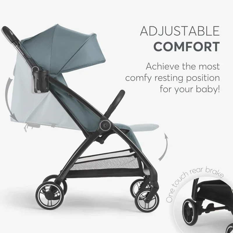 KikkaBoo® Autofolding pushchair Joy Mint - Image 7