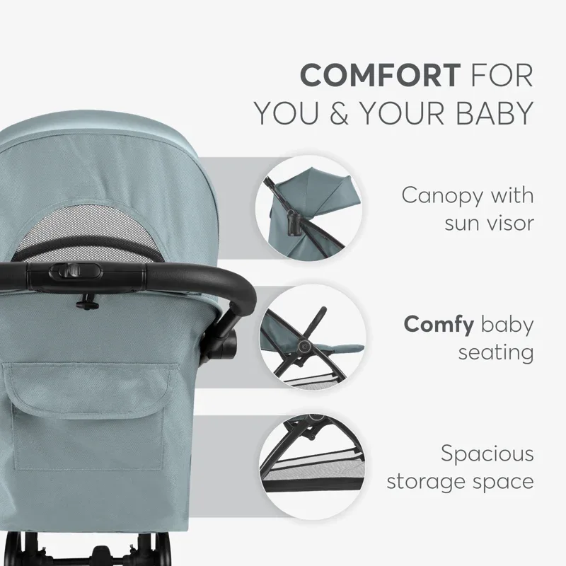 KikkaBoo® Autofolding pushchair Joy Mint - Image 9