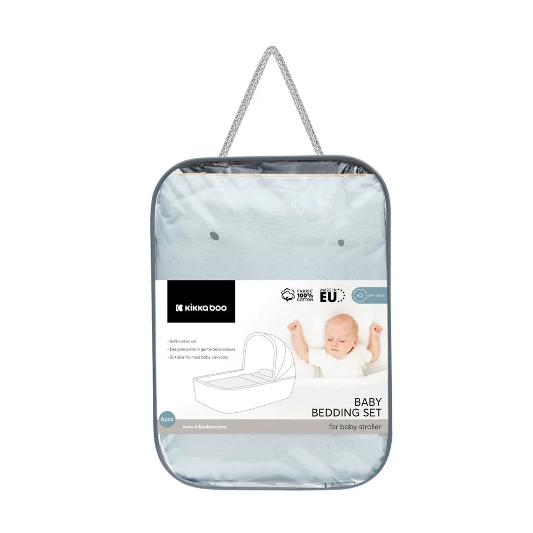 KikkaBoo® Baby Bedding Set Stripy Friends 80×60 - Image 3
