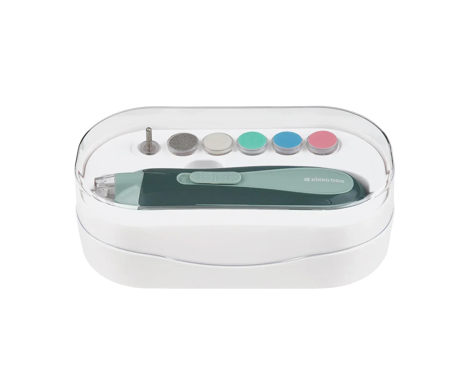 KikkaBoo® Baby Electric Nail Trimmer Set Beige - Image 2