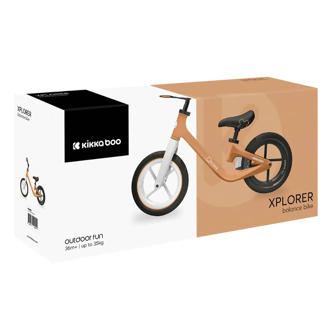 KikkaBoo® Balance bike Xplorer Orange - Image 5
