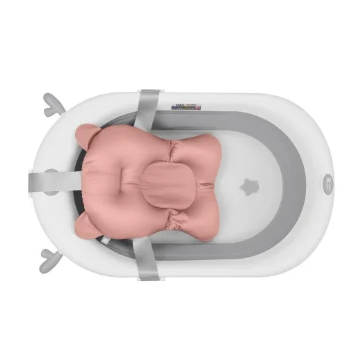 KikkaBoo® Bath Support Pillow Bear Blush - Image 2