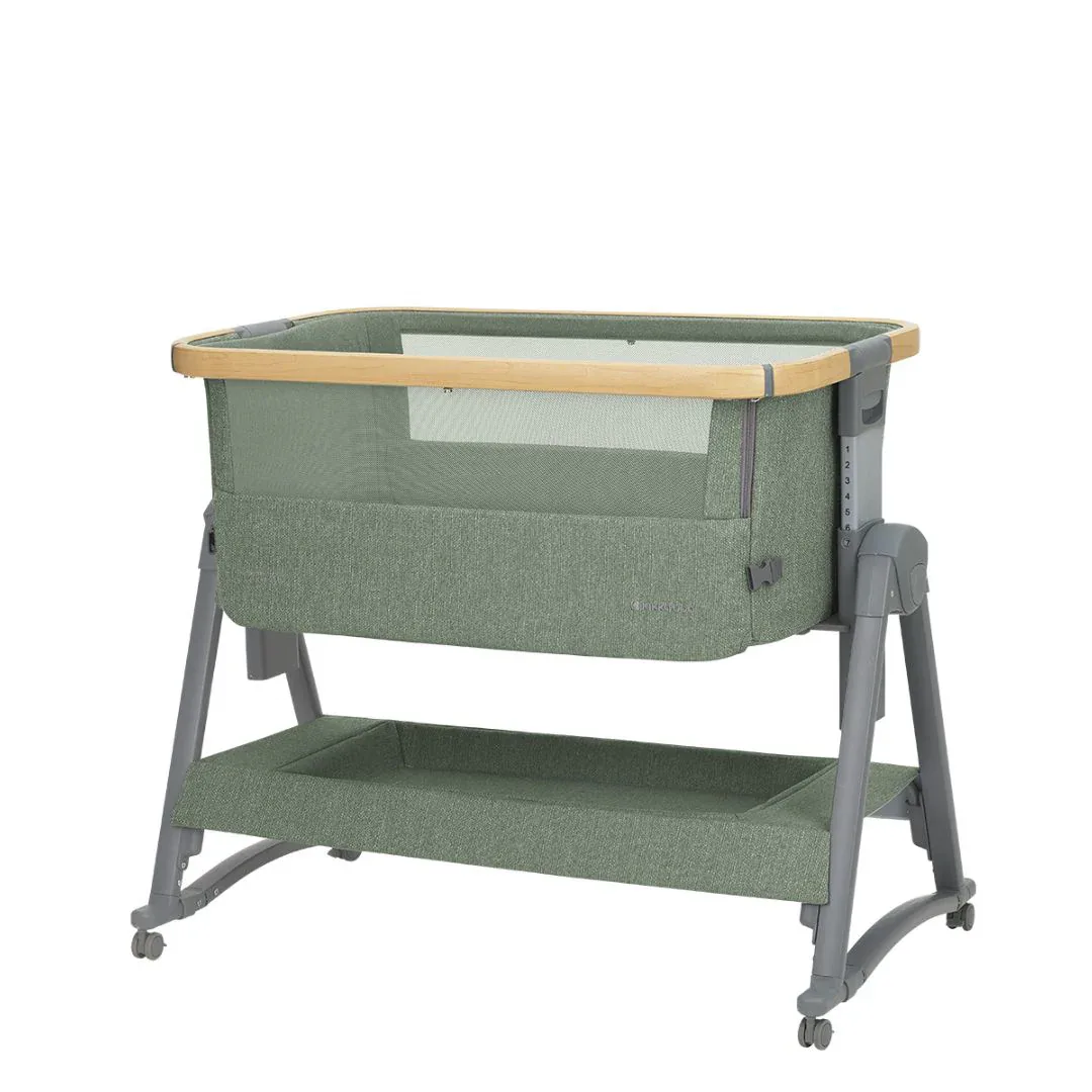 KikkaBoo® Bedside crib Nanna 2 Army Green - Image 2