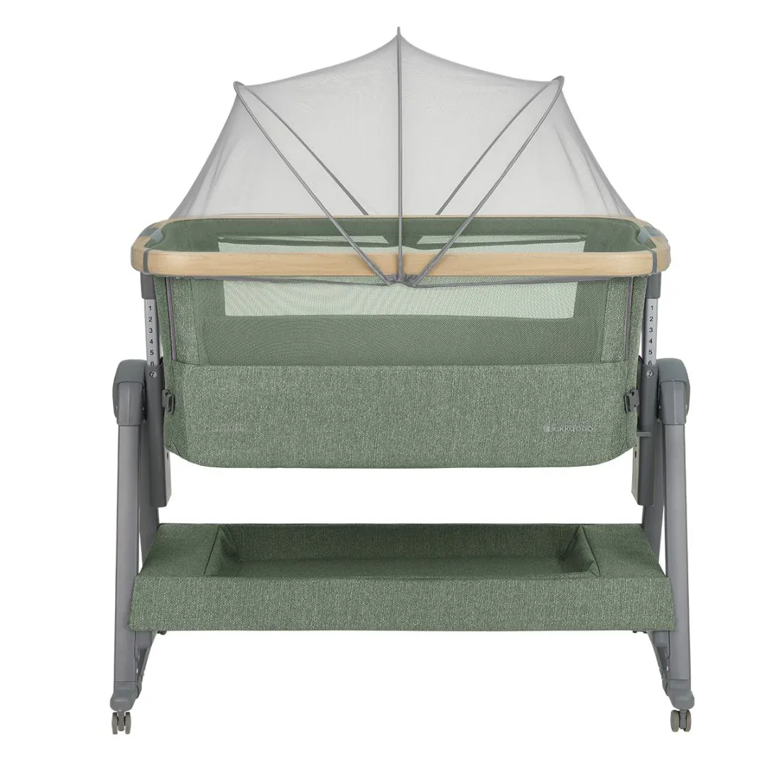 KikkaBoo® Bedside crib Nanna 2 Army Green - Image 3