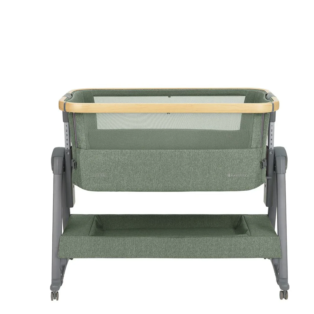 KikkaBoo® Bedside crib Nanna 2 Army Green - Image 4