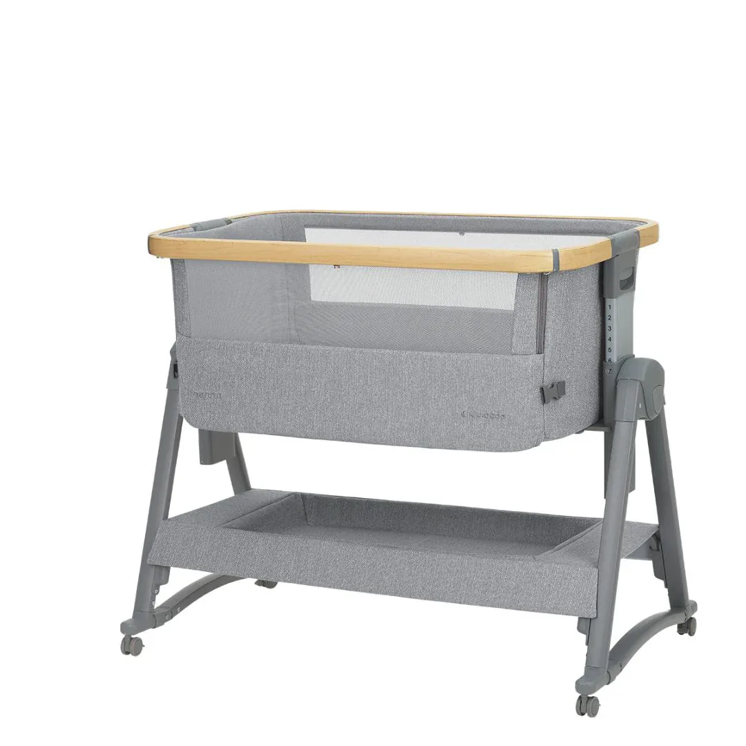 KikkaBoo® Bedside crib Nanna 2 Grey - Image 2