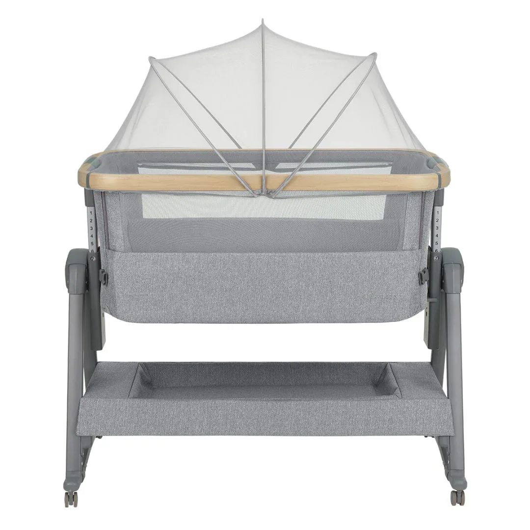 KikkaBoo® Bedside crib Nanna 2 Grey - Image 3