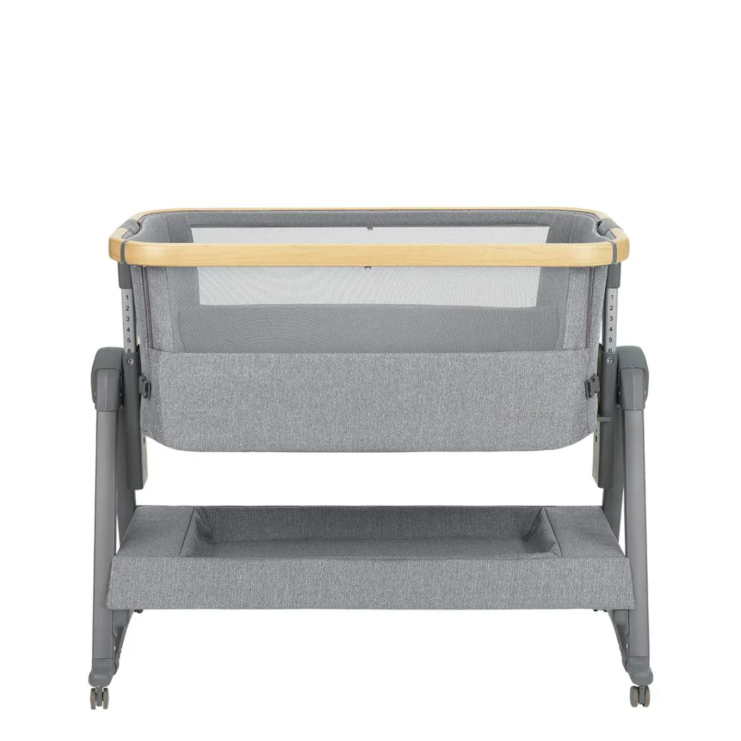 KikkaBoo® Bedside crib Nanna 2 Grey - Image 4