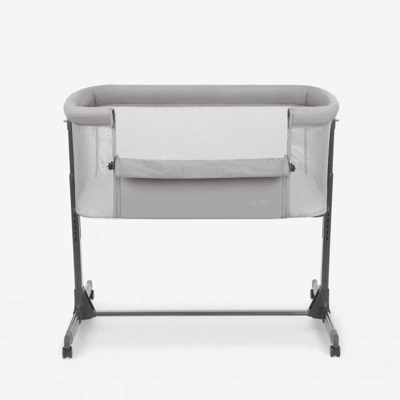 KikkaBoo® Bedside crib Noah Light Grey 2025 - Image 2