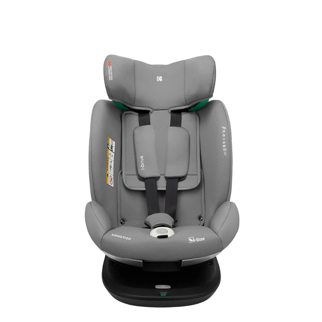 KikkaBoo® Car seat 360° i-Drive i-SIZE (40-150 cm) Light Grey - Image 14