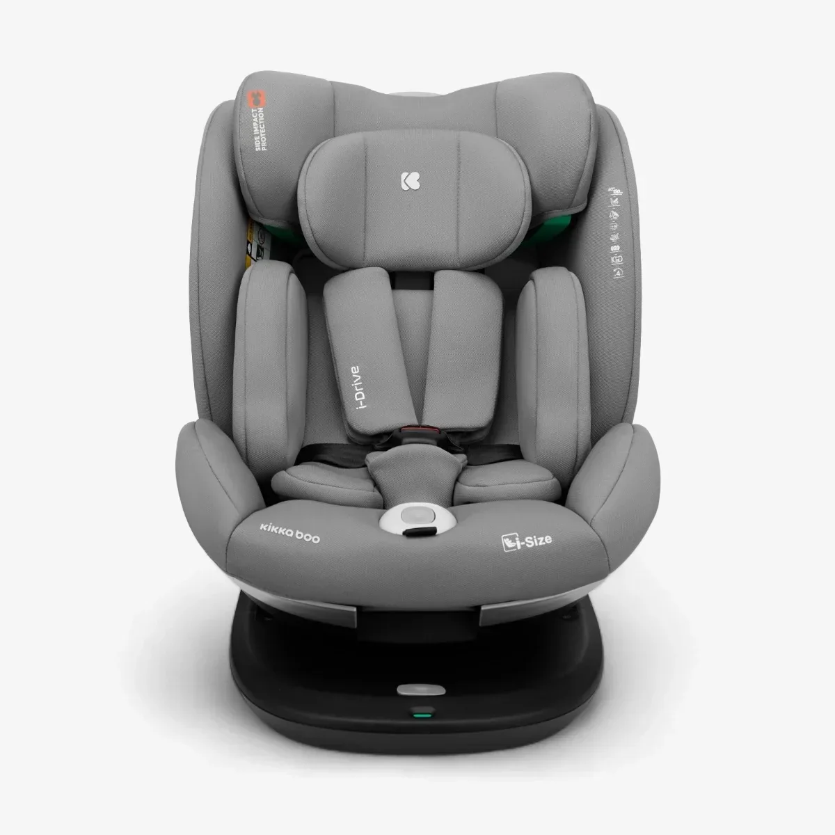 KikkaBoo® Car seat 360° i-Drive i-SIZE (40-150 cm) Light Grey - Image 2