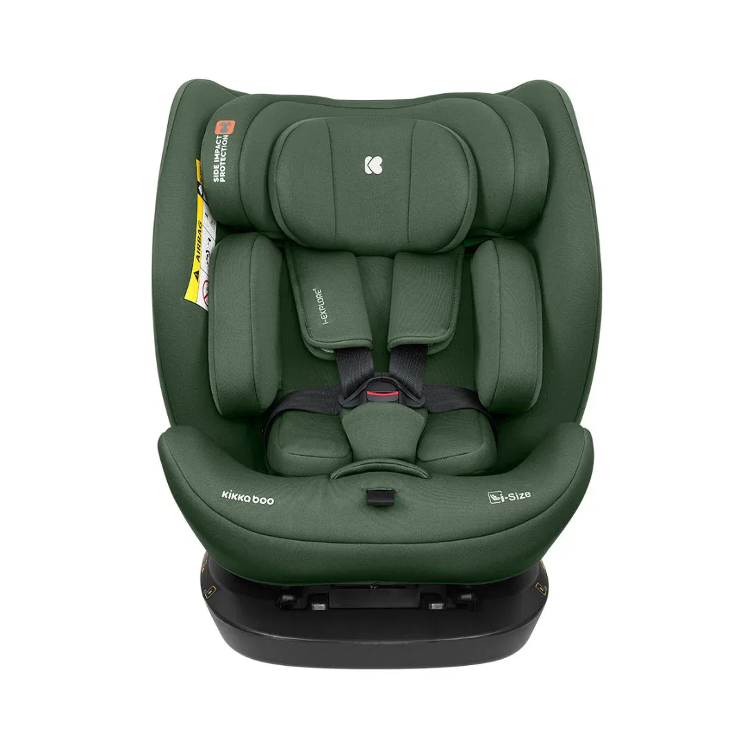 KikkaBoo® Car seat 360° i-Explore 2 i-SIZE (40-150 cm) Army Green - Image 2