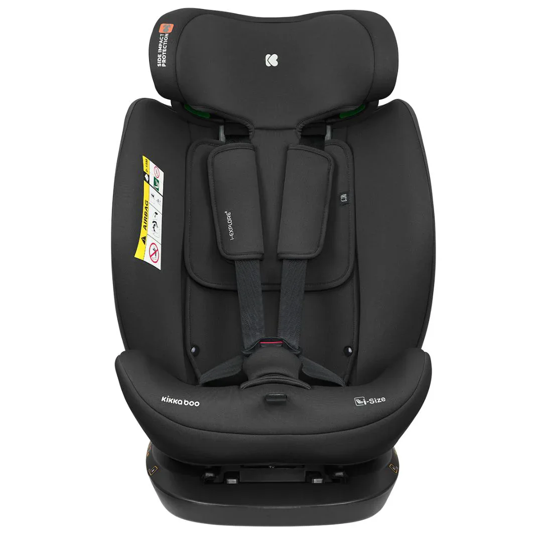 KikkaBoo® Car seat 360° i-Explore 2 i-SIZE (40-150 cm) Black - Image 3