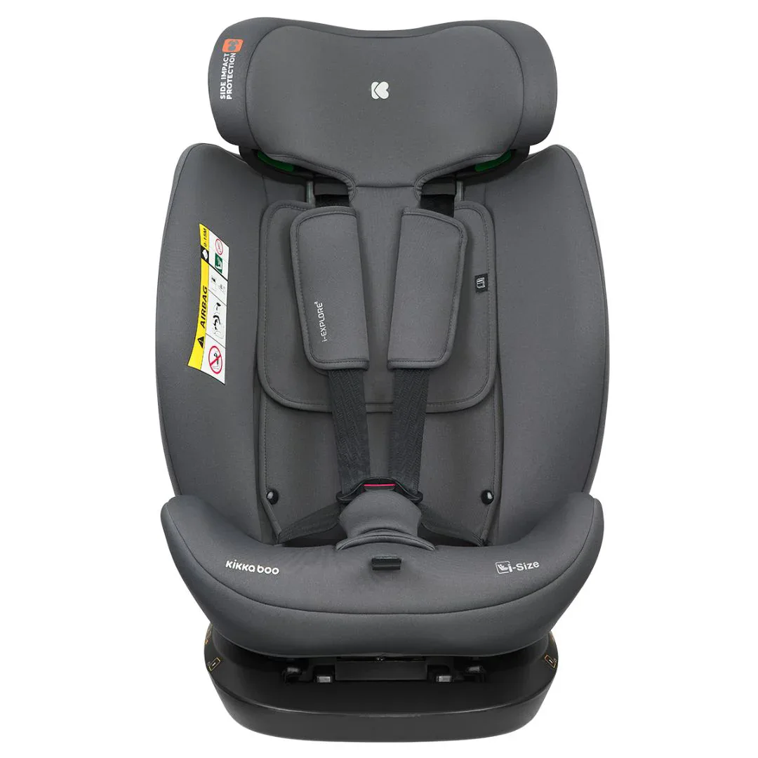 KikkaBoo® Car seat 360° i-Explore 2 i-SIZE (40-150 cm) Grey - Image 3