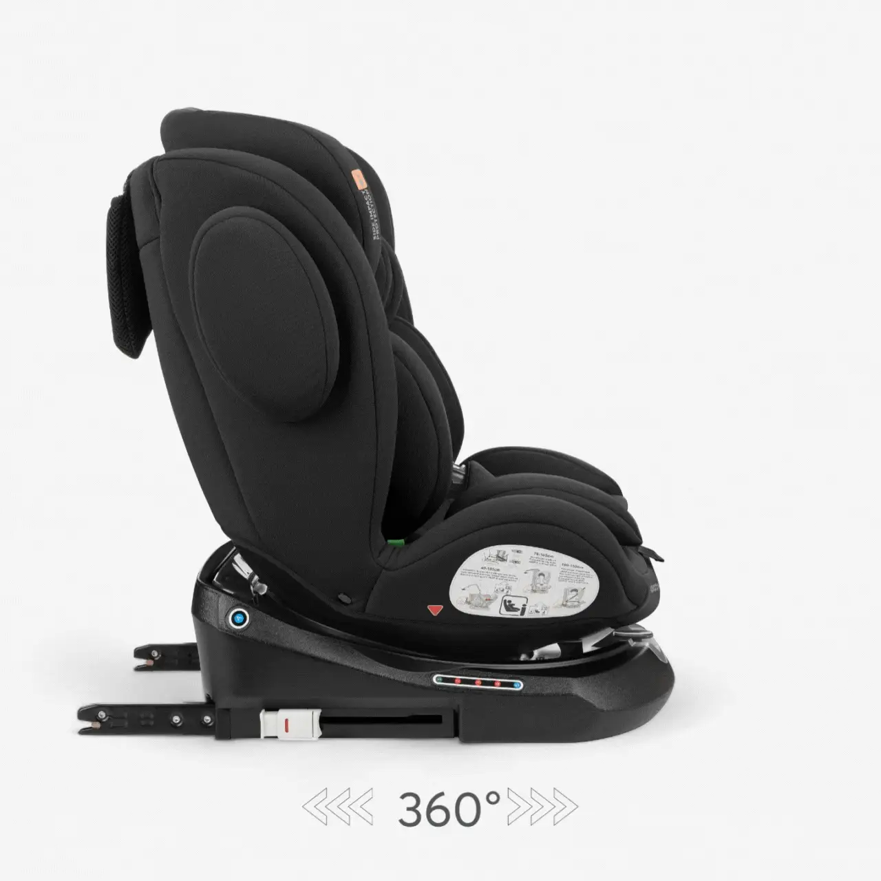 KikkaBoo® Car seat 360° i-Felix i-SIZE (40-150 cm) Black - Image 2
