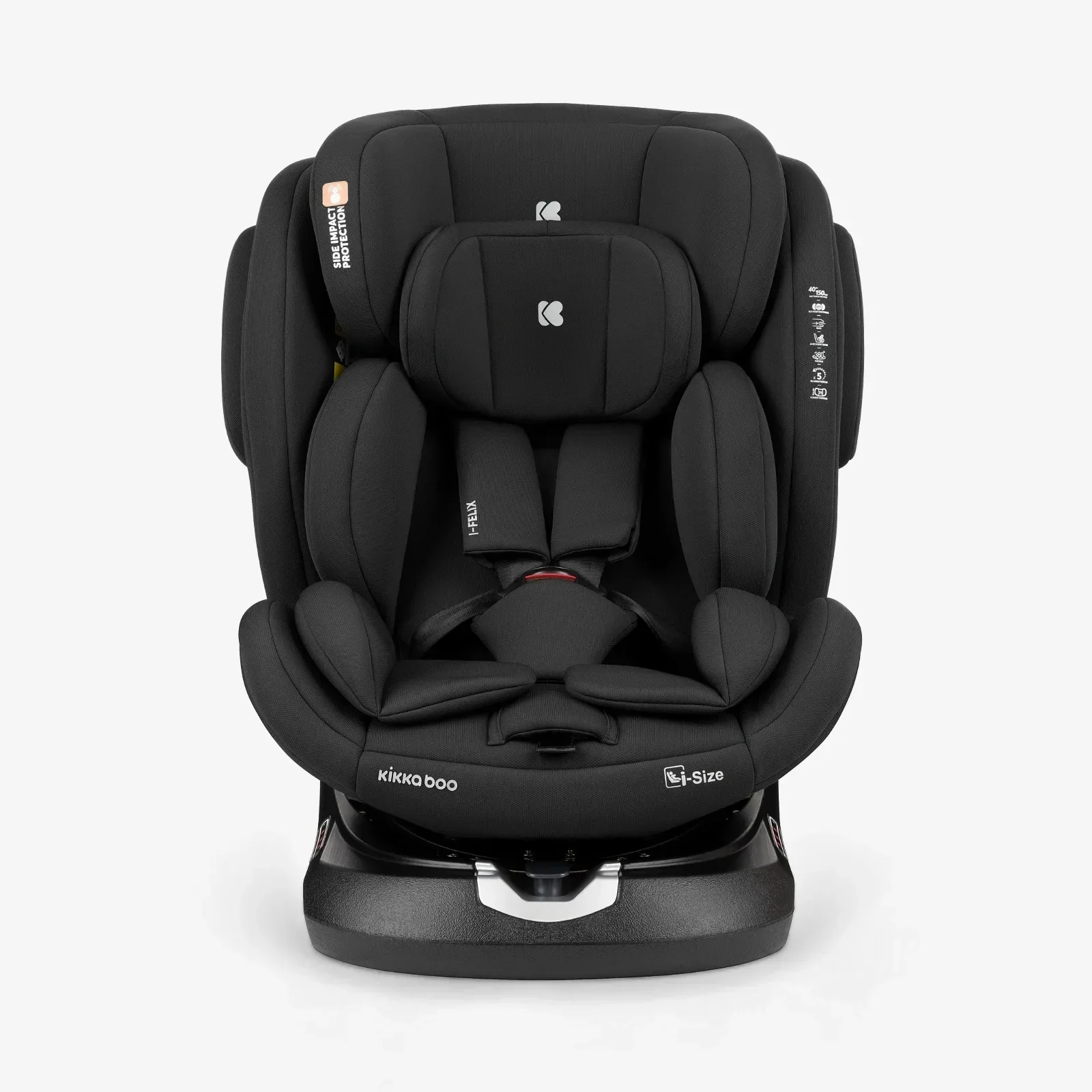 KikkaBoo® Car seat 360° i-Felix i-SIZE (40-150 cm) Black - Image 4