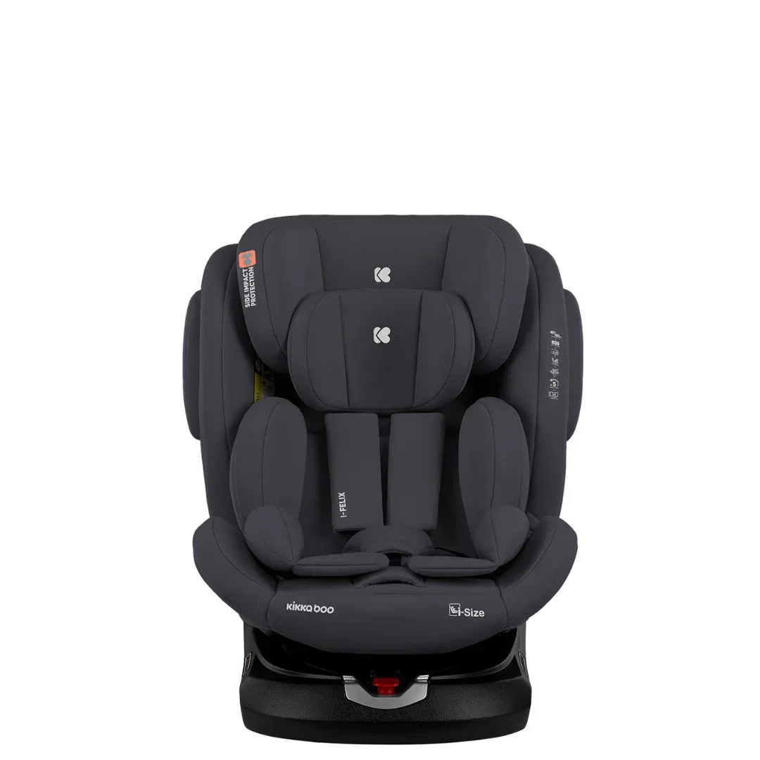 KikkaBoo® Car seat 360° i-Felix i-SIZE (40-150 cm) Dark Grey - Image 13