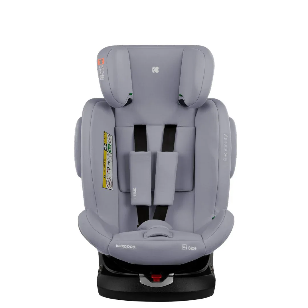 KikkaBoo® Car seat 360° i-Felix i-SIZE (40-150 cm) Light Grey - Image 14