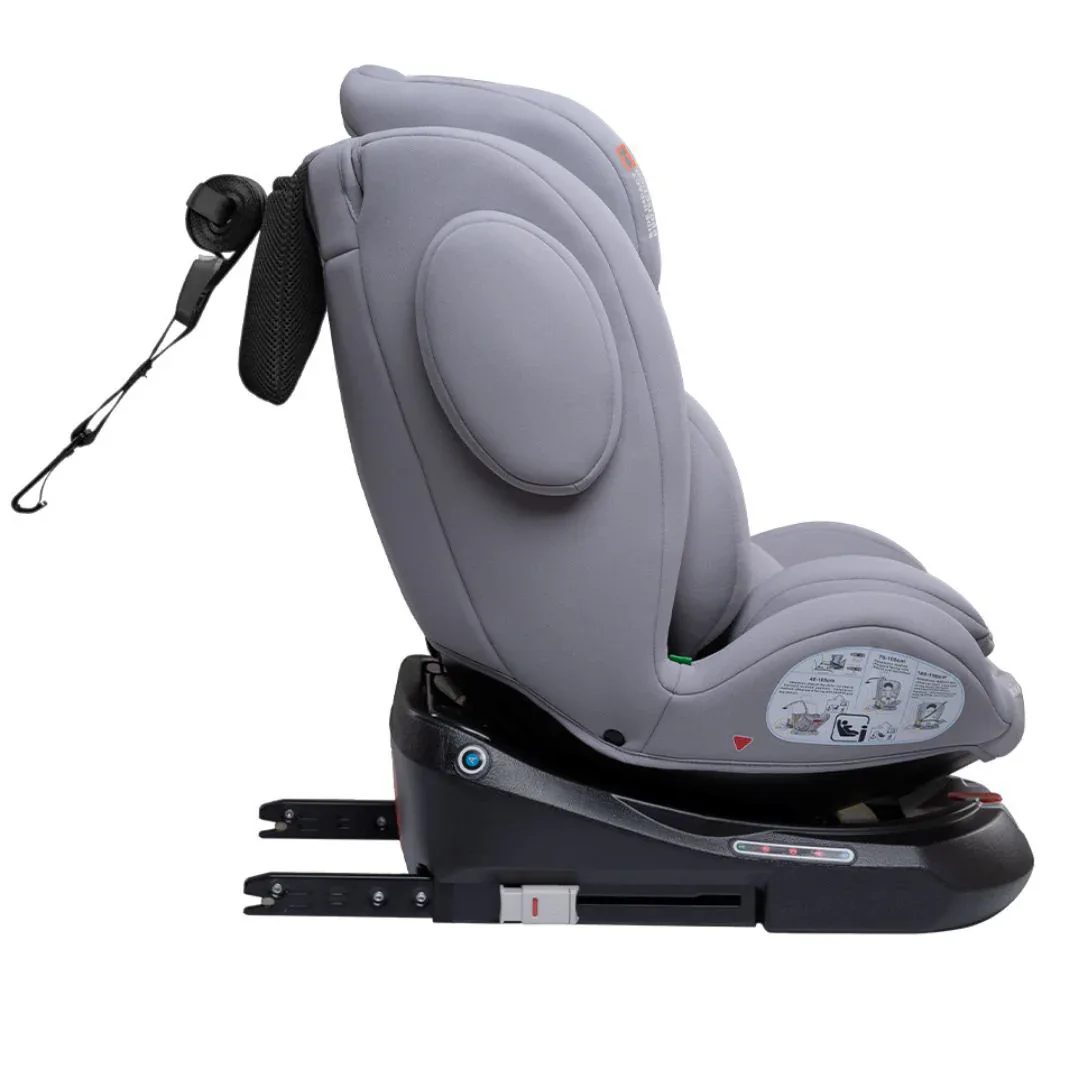 KikkaBoo® Car seat 360° i-Felix i-SIZE (40-150 cm) Light Grey - Image 17