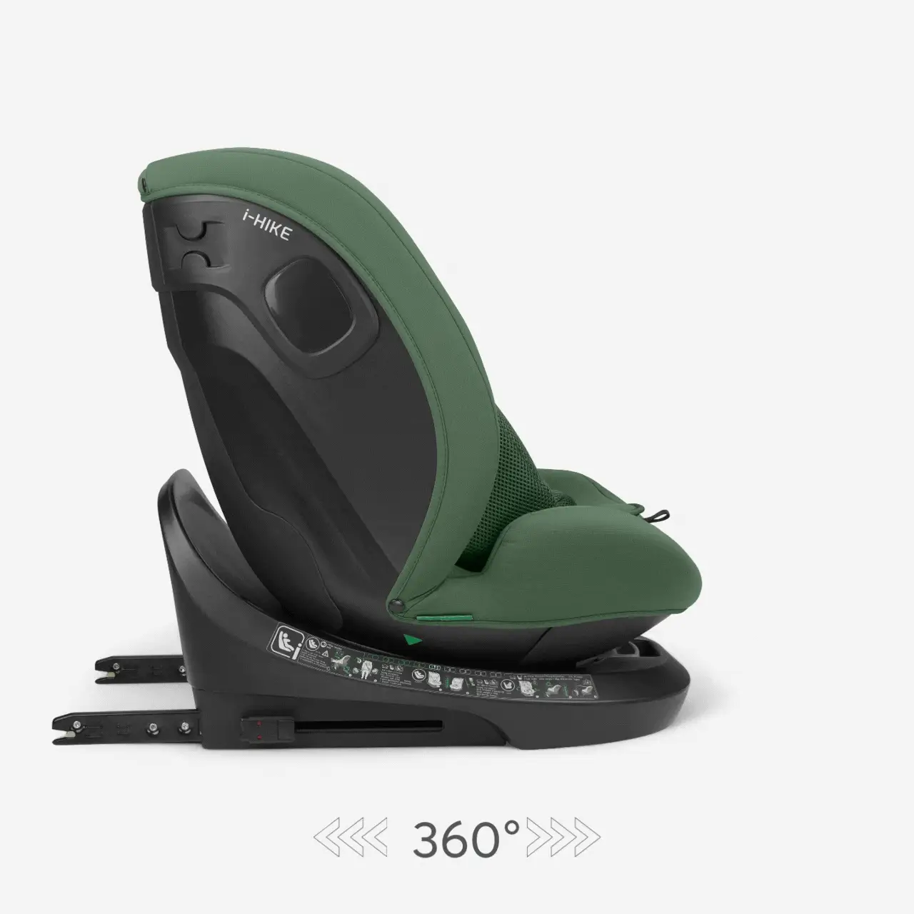KikkaBoo® Car seat 360°  i-Hike i-SIZE (40-150 cm) Army Green 2025 - Image 3