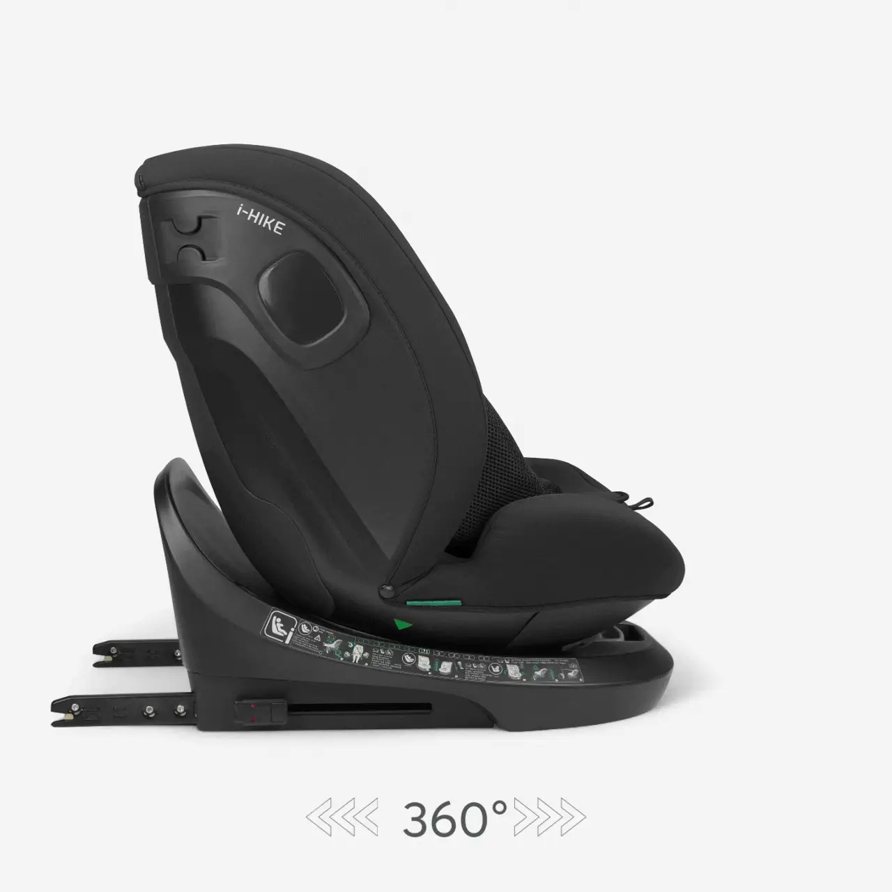 KikkaBoo® Car seat 360°  i-Hike i-SIZE (40-150 cm) Black 2025 - Image 3