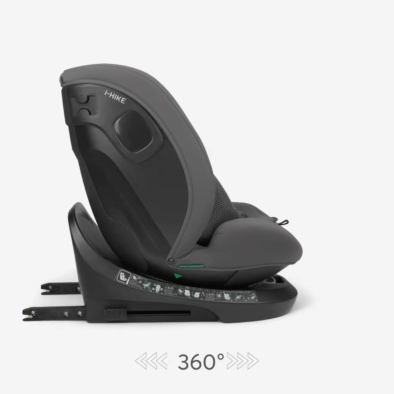 KikkaBoo® Car seat 360° i-Hike i-SIZE (40-150 cm) Dark Grey 2025 - Image 3