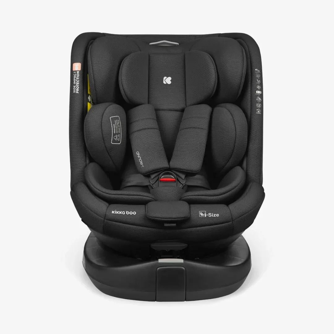 KikkaBoo® Car seat 360 i-Round i-SIZE (40-150 cm) Black - Image 2