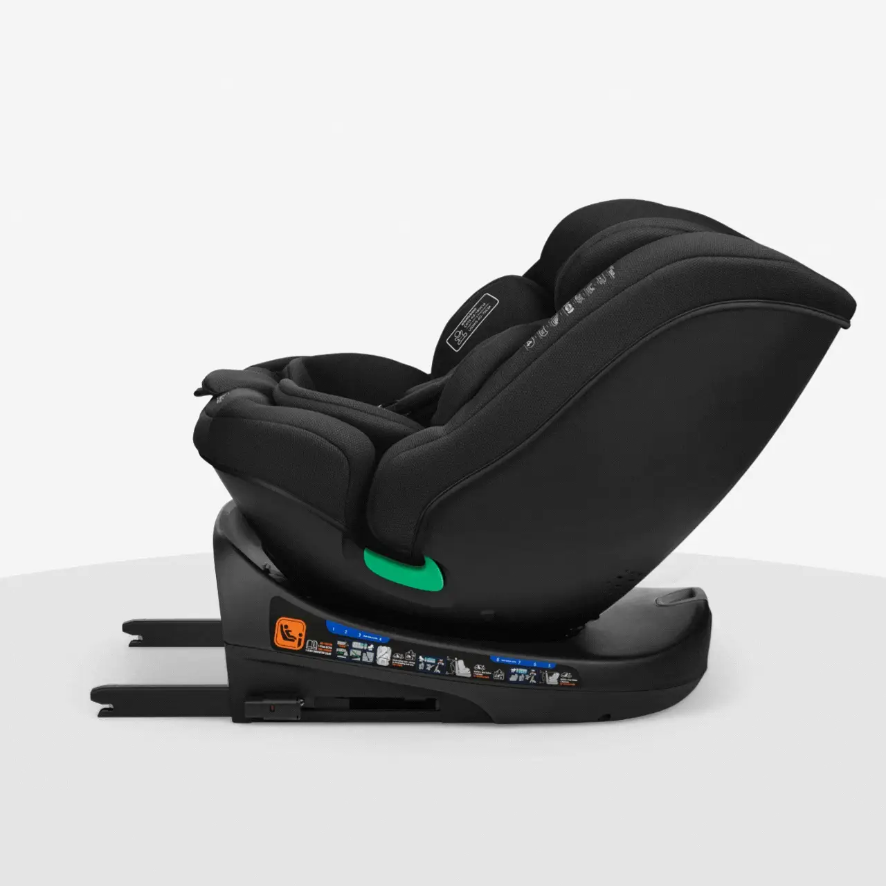 KikkaBoo® Car seat 360 i-Round i-SIZE (40-150 cm) Black - Image 4