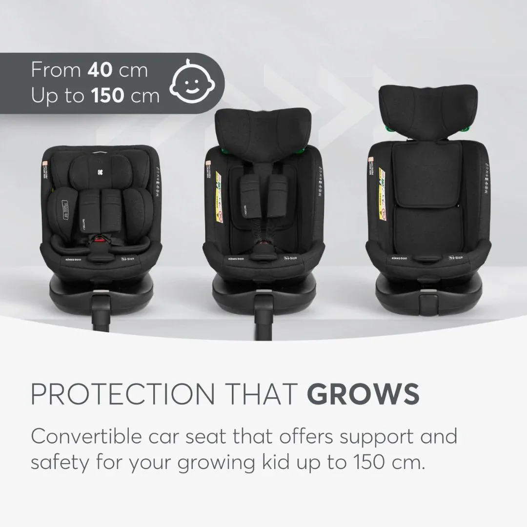 KikkaBoo® Car seat 360 i-Secure i-SIZE (40-150 cm) Black - Image 8