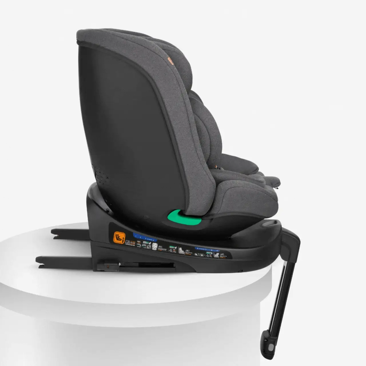 KikkaBoo® Car seat 360 i-Secure i-SIZE (40-150 cm) Dark Grey - Image 4