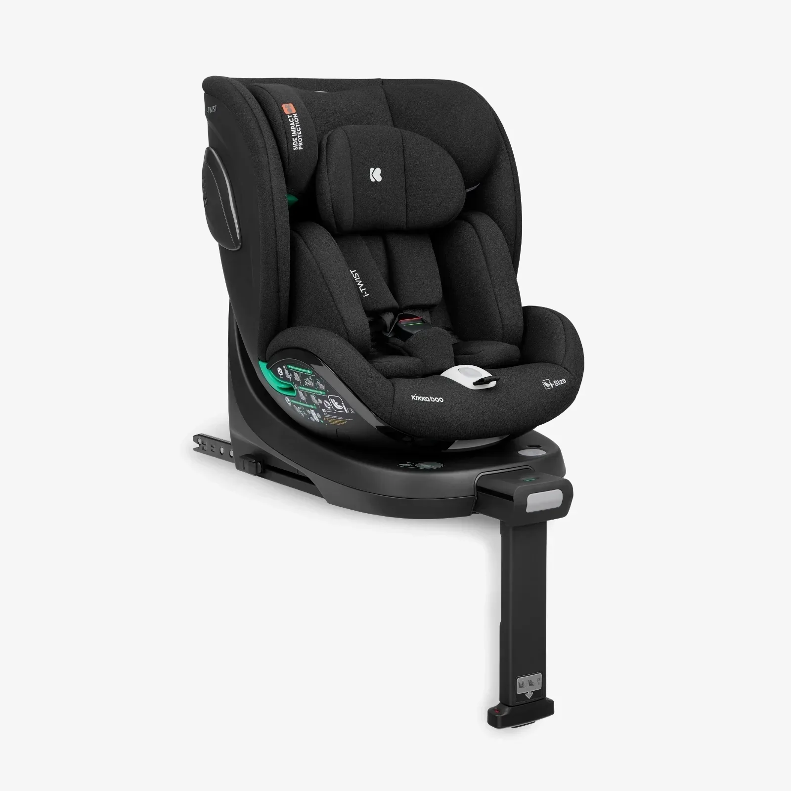 KikkaBoo® Car seat 360° i-Twist i-SIZE (40-150 cm) Black
