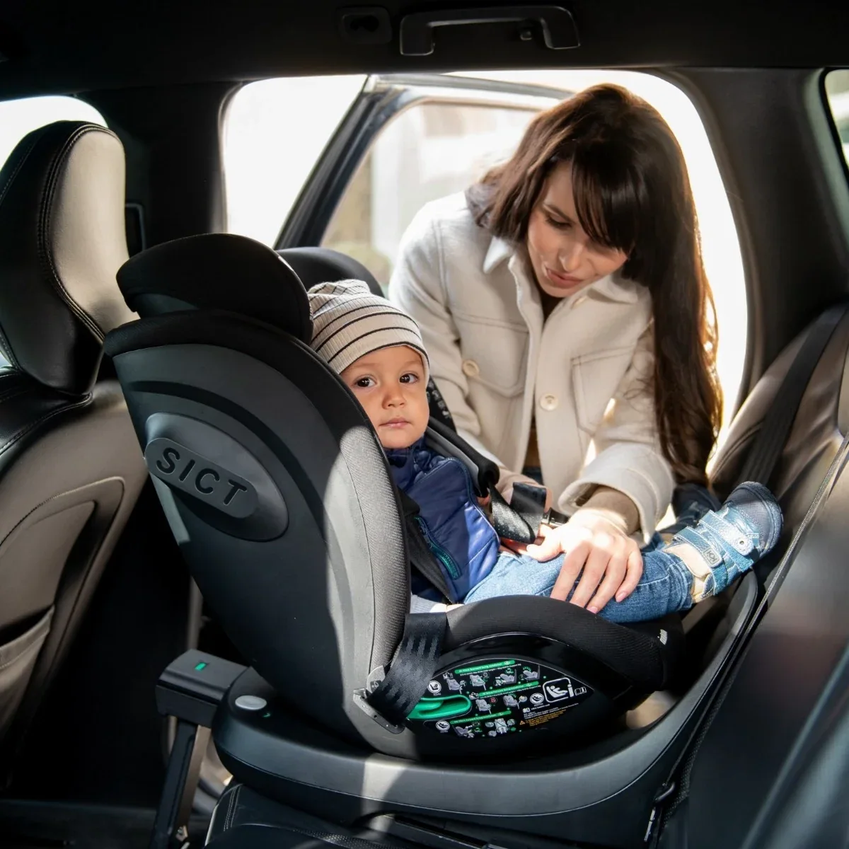 KikkaBoo® Car seat 360° i-Twist i-SIZE (40-150 cm) Dark Grey - Image 11