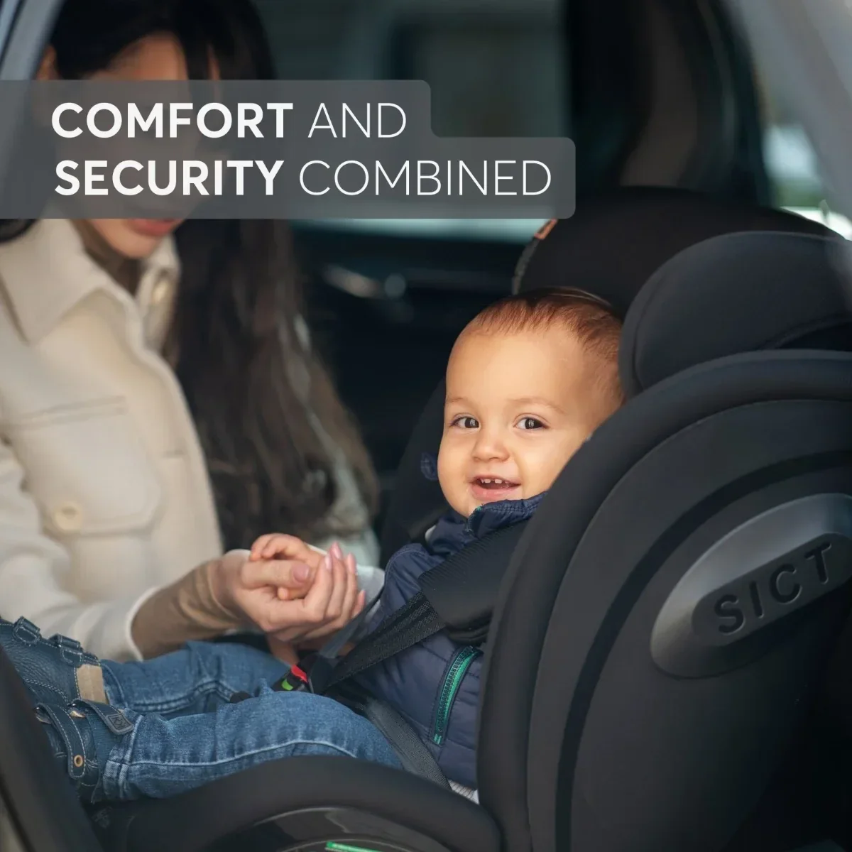 KikkaBoo® Car seat 360° i-Twist i-SIZE (40-150 cm) Light Grey - Image 12