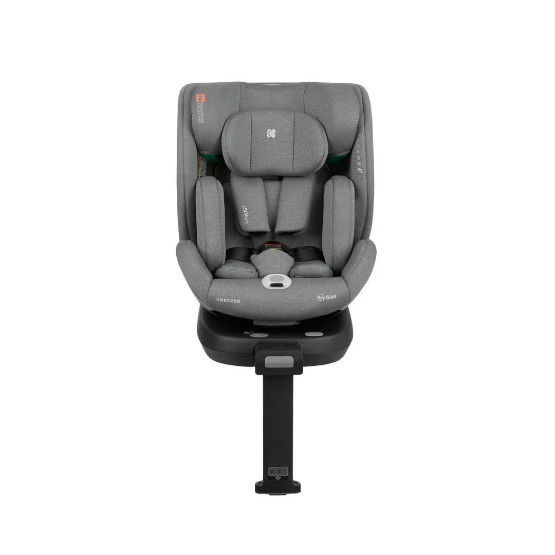 KikkaBoo® Car seat 360° i-Twist i-SIZE (40-150 cm) Light Grey - Image 13