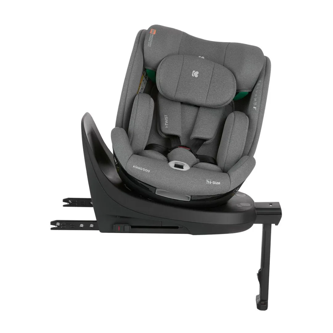KikkaBoo® Car seat 360° i-Twist i-SIZE (40-150 cm) Light Grey - Image 18