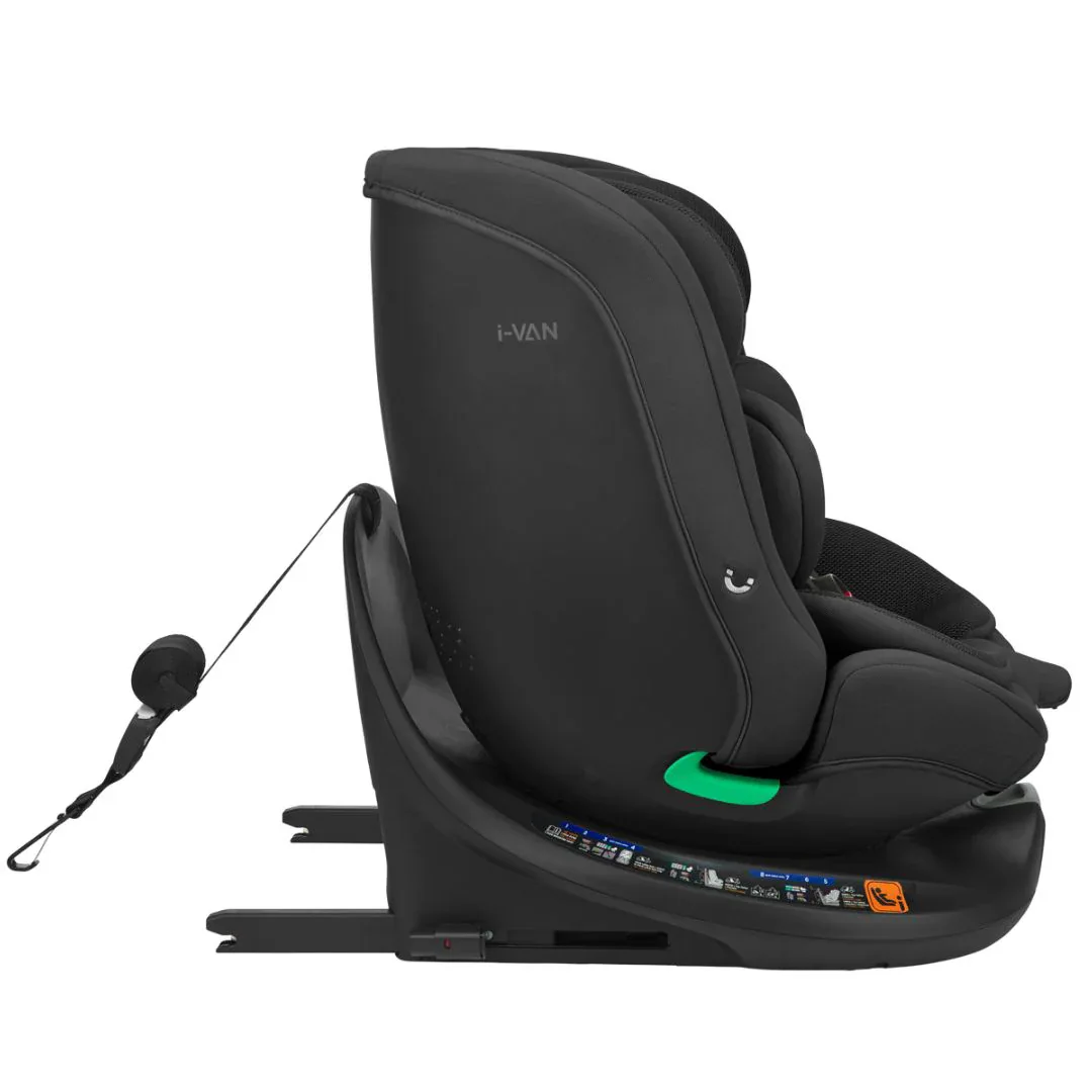 KikkaBoo® Car seat 360° i-Van i-SIZE (40-150 cm) Black - Image 17