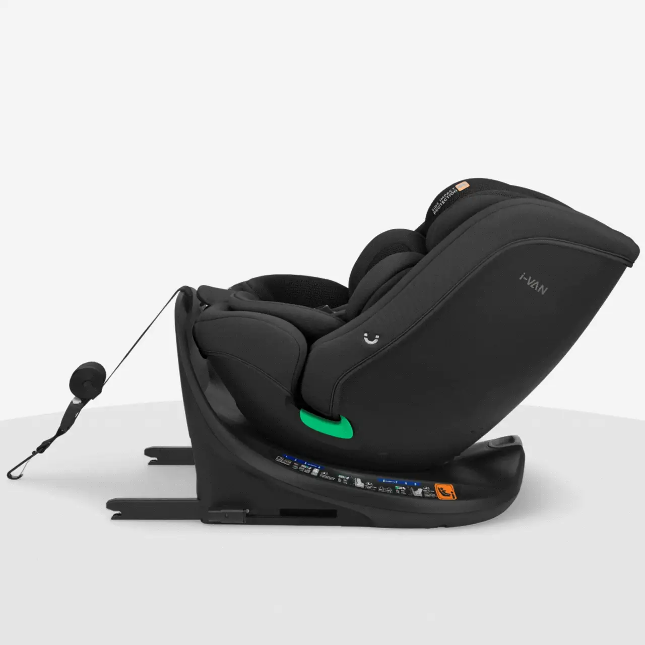 KikkaBoo® Car seat 360° i-Van i-SIZE (40-150 cm) Black - Image 2