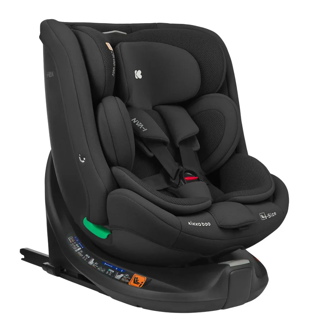 KikkaBoo® Car seat 360° i-Van i-SIZE (40-150 cm) Black - Image 5