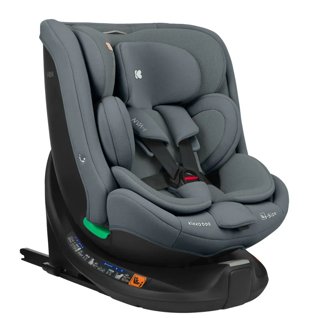 KikkaBoo® Car seat 360° i-Van i-SIZE (40-150 cm) Dark Grey - Image 13