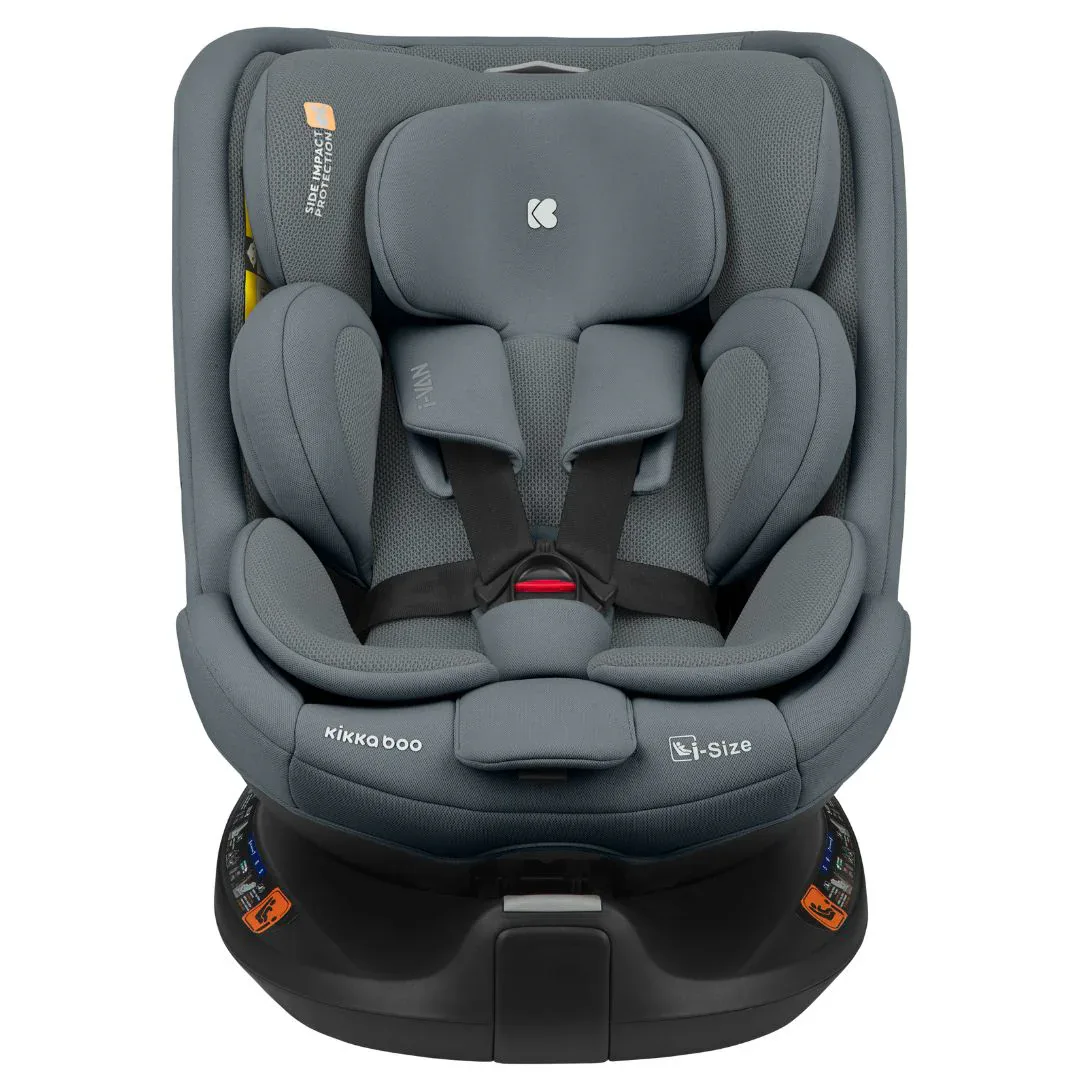 KikkaBoo® Car seat 360° i-Van i-SIZE (40-150 cm) Dark Grey - Image 15