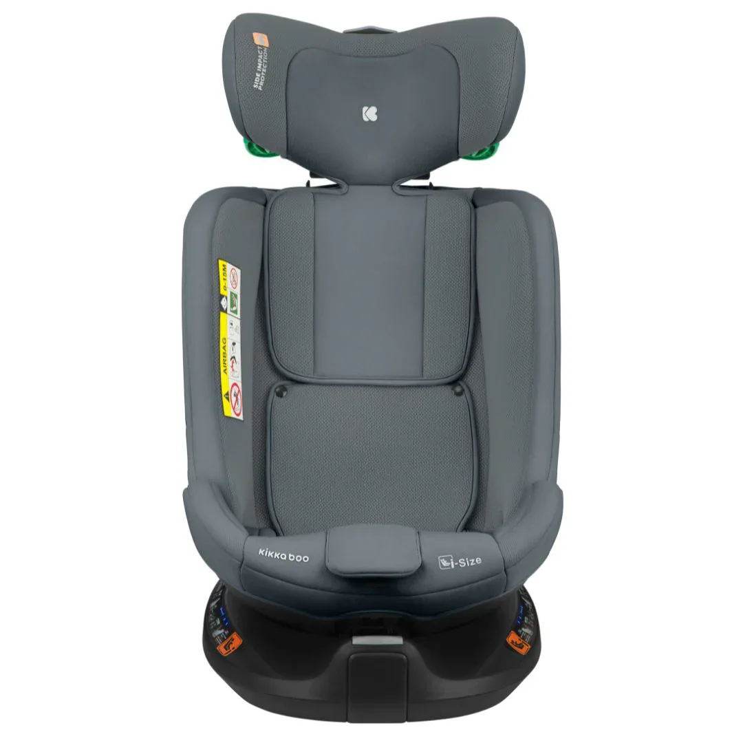 KikkaBoo® Car seat 360° i-Van i-SIZE (40-150 cm) Dark Grey - Image 16